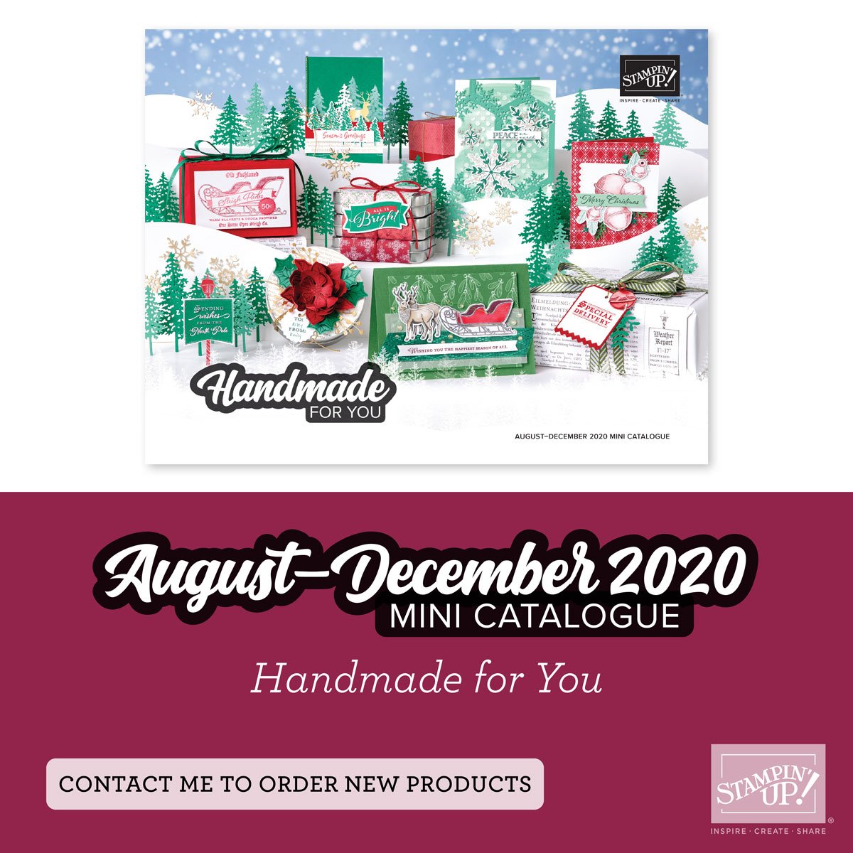 Brand new Autumn/Winter Stampin’Up! Catalogue now live