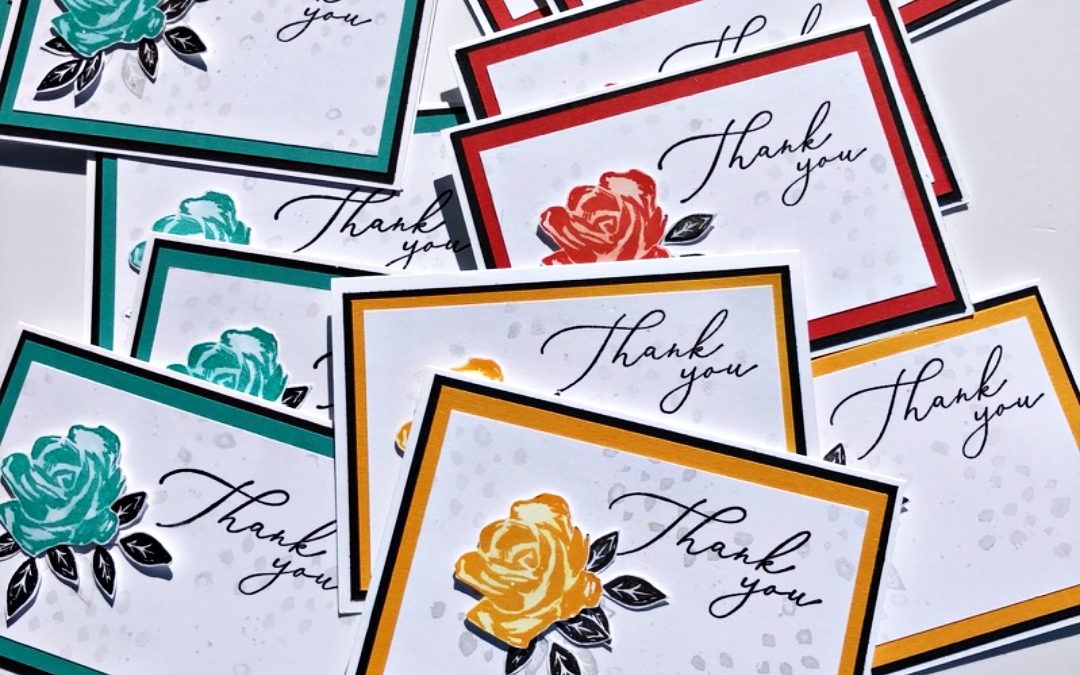 Thank You cards with Full instructions