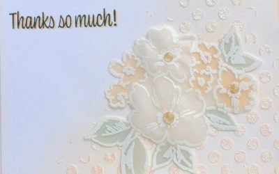 HOW TO USE SHIMMERY WHITE EMBOSSING PASTE