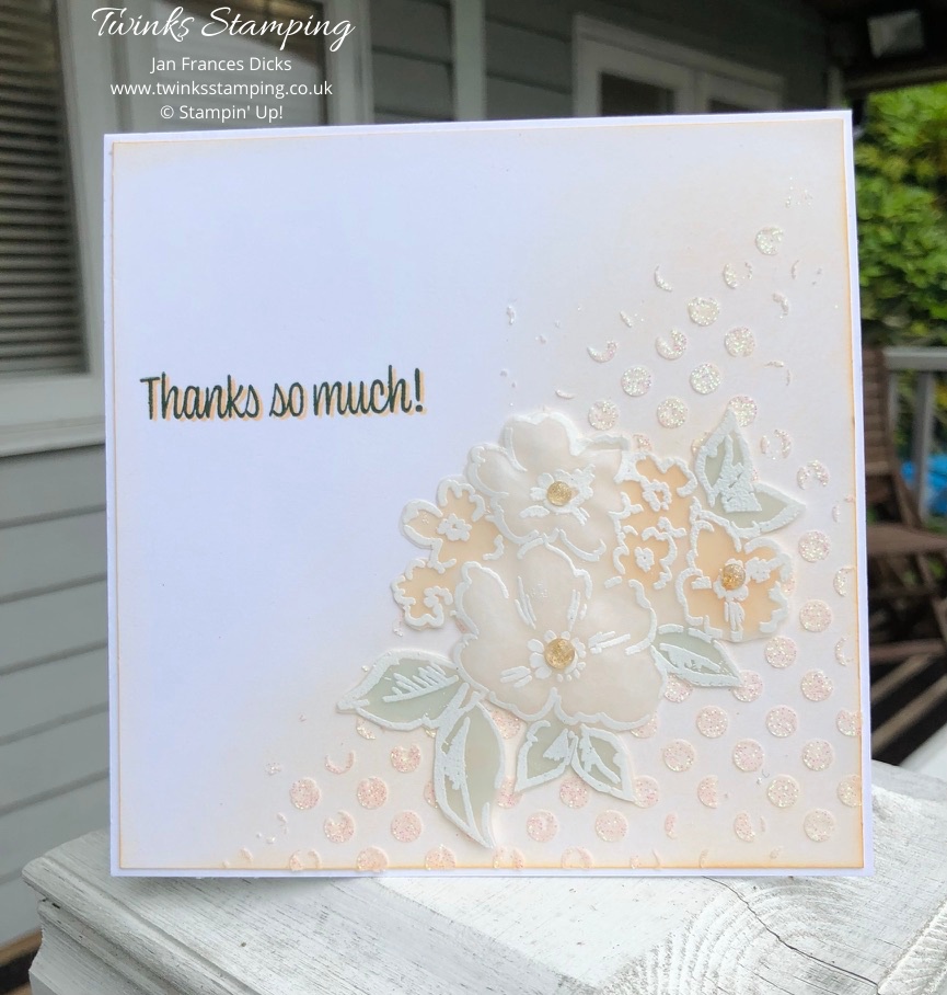 How to use shimmery white paste on your card