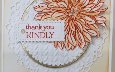 Quick tutorial using the Delicate Dahlias FREE stamp set