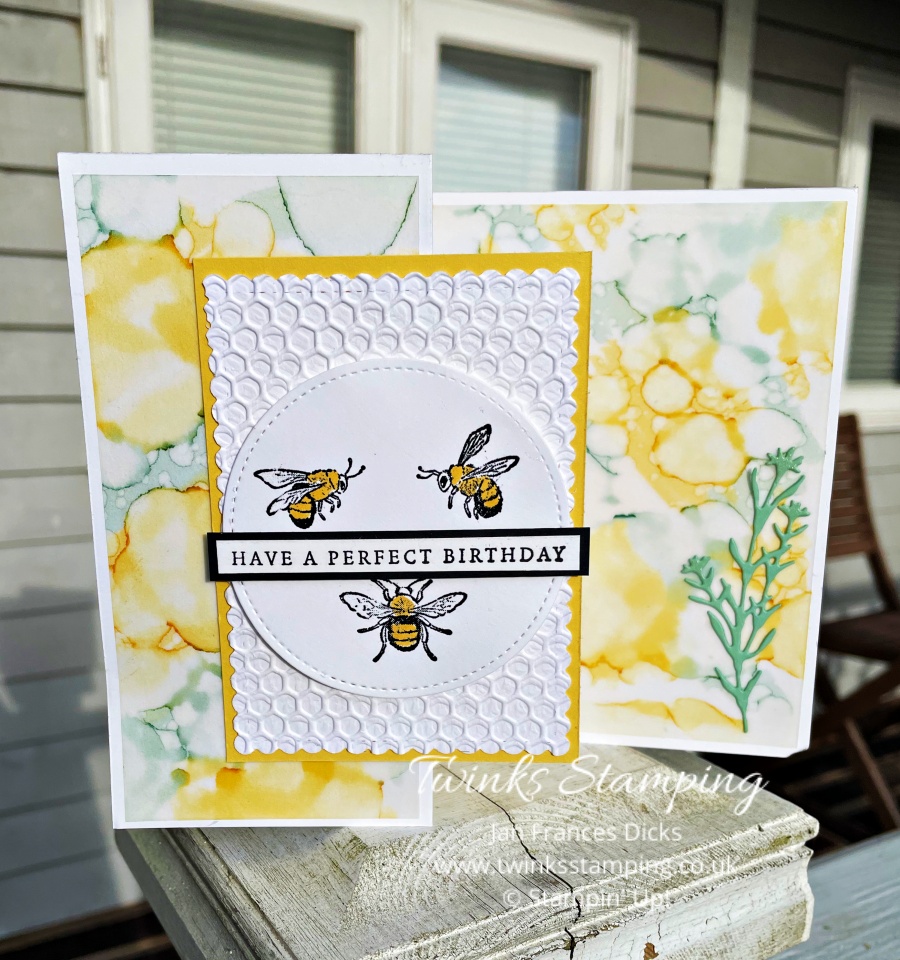 Tutorial using Alcohol & Blend Pens and the gorgeous Honeybee Home & Blessings of Home stamp sets